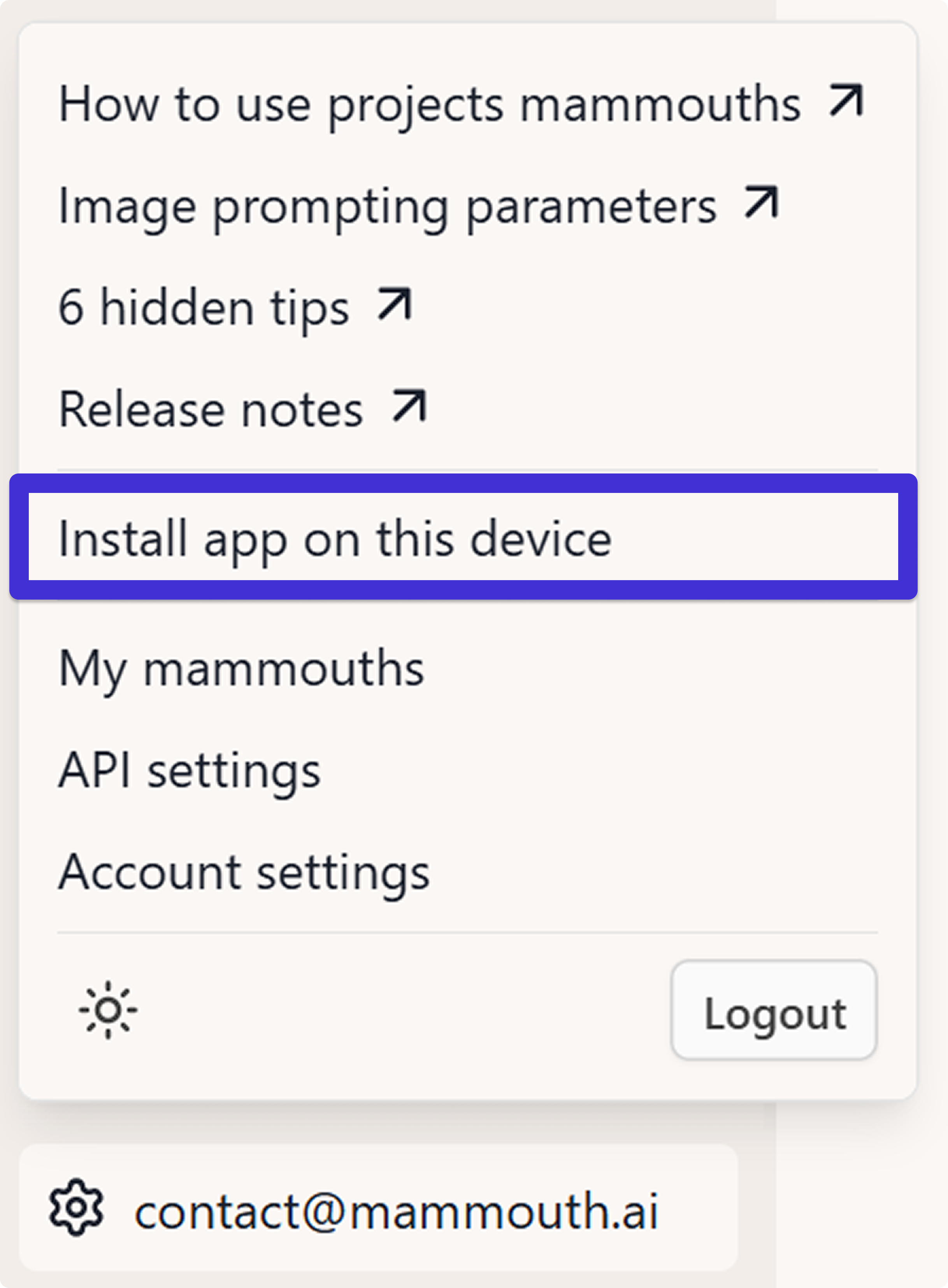 add app on android