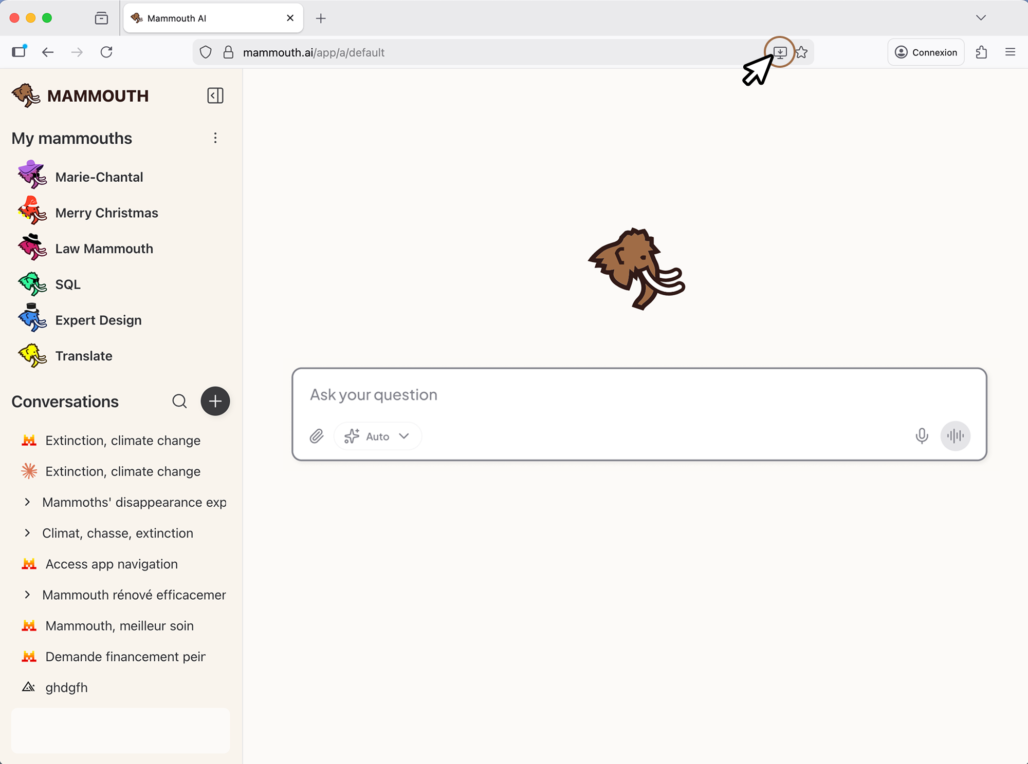 download mammouth desktop app