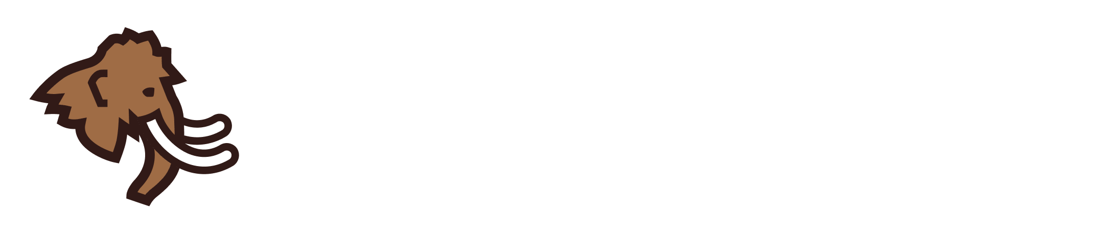logo + mammouth dark png